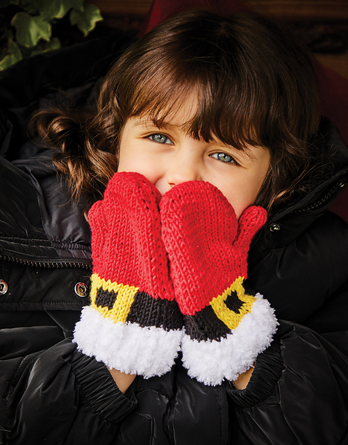 S7563-044 Santa Mittens
