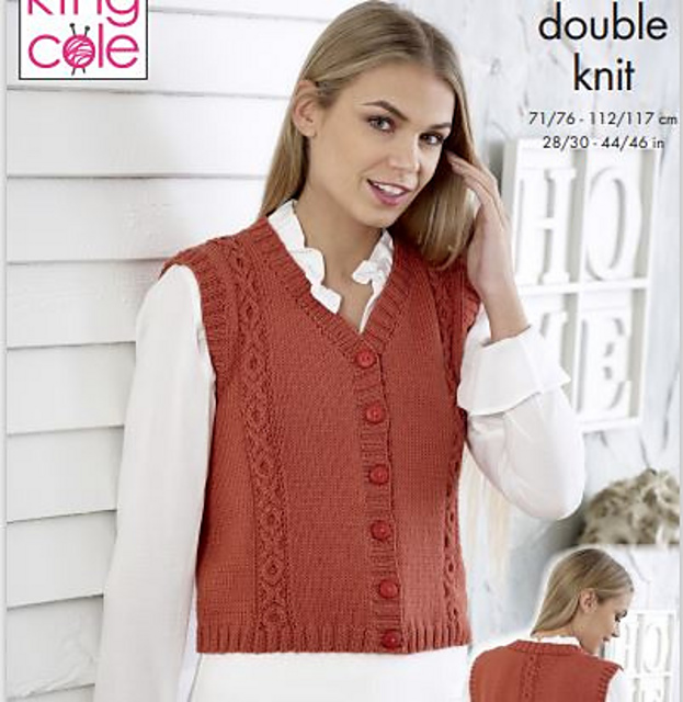 4524 Waistcoat & Cardigan