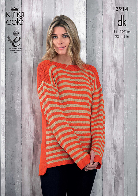 3914 Striped Pullovers