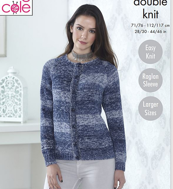 5097 Cardigan and Short Sleeve Sweater