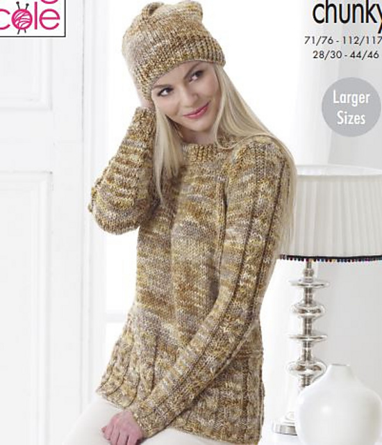 5273 Sweater, Cardigan & Hat