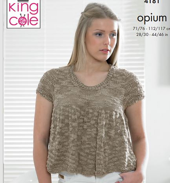 4181 Frilled Top and Cardigan
