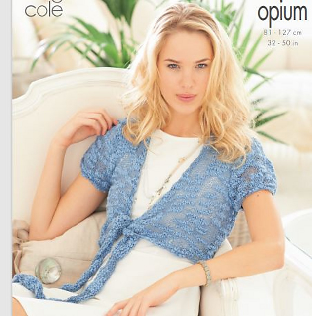 3684 Ladies Tie Front Boleros