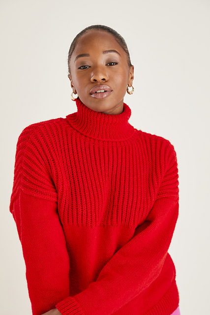 10598 Ribbed Turtleneck
