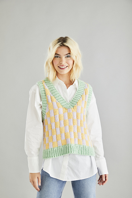 10599 Checkerboard Vest
