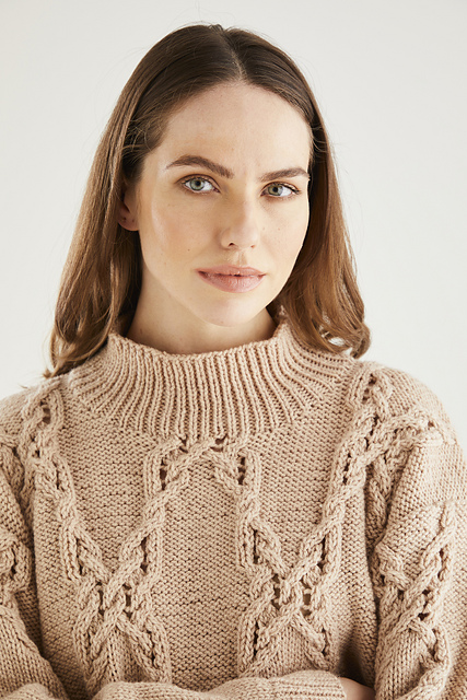 10610 Eyelet Lace Sweater