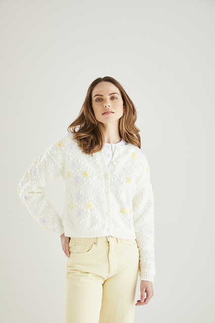 10609 Diamond Trellis Cardigan