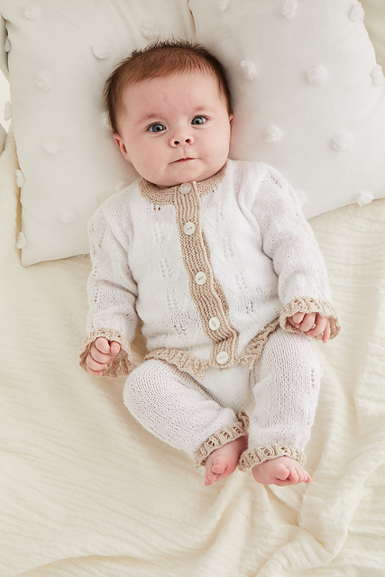 5523 Little Lacy Trouser Suit