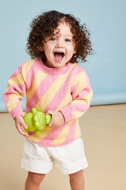 5525 Beach Hut Striped Sweater