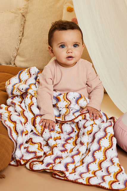 5516 Flower Power Blanket