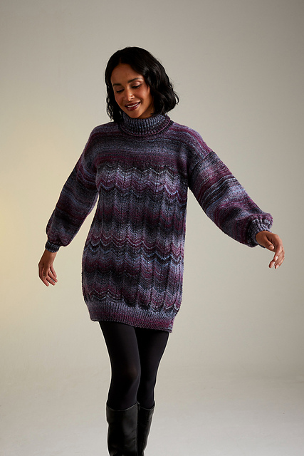 10713 Night Blooming Roll Neck