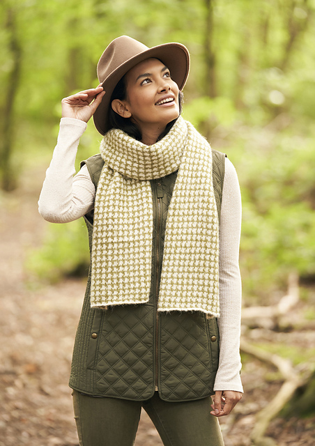 Houndstooth Scarf