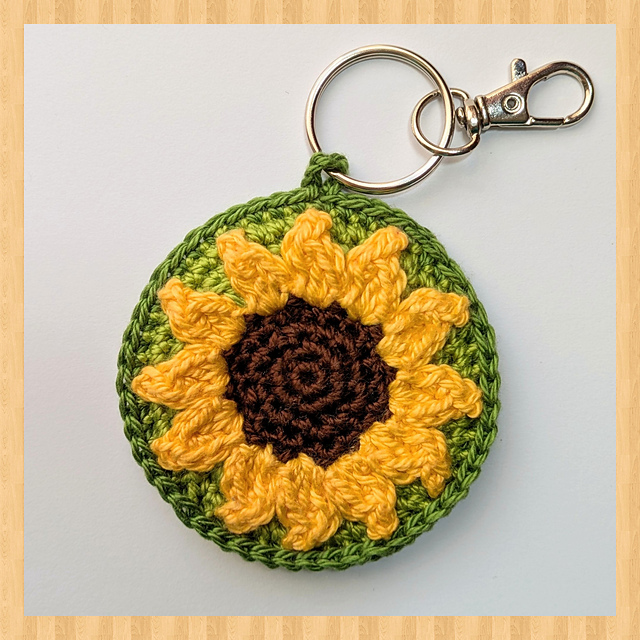 Sunflower bag decoration