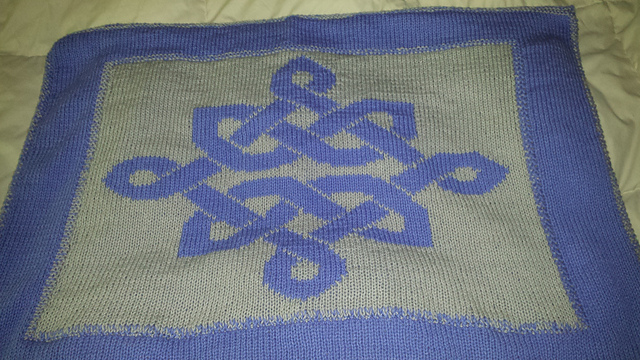 Celtic Bassinette Blanket