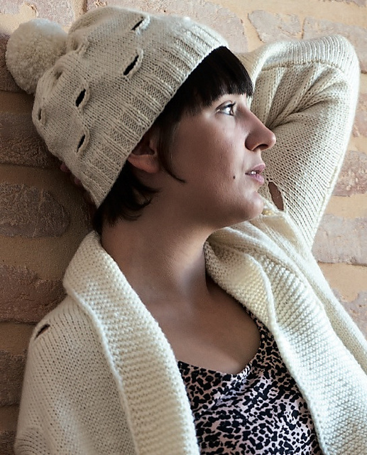 rippedeffect beret and leg warmers