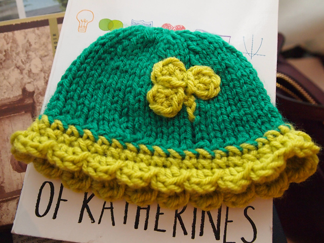 Shamrock Shake Newborn Hat