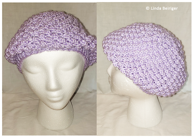 Beret in Trinity Stitch