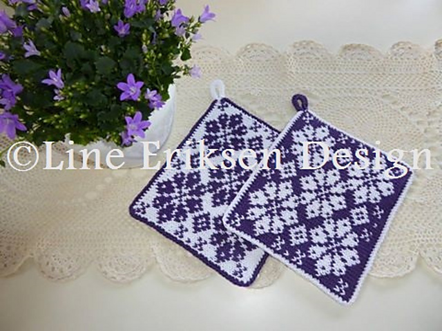 Black and white - Potholder
