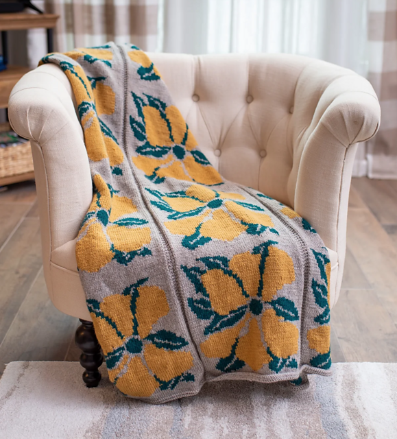 Big Flower Blanket