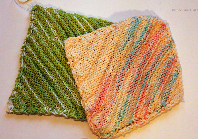 Diagonal Scrub Dishcloth
