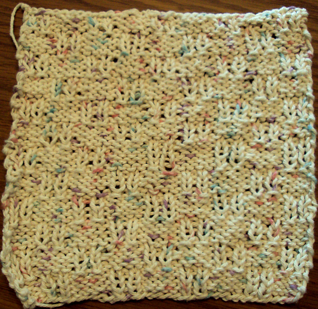 Checkerboard Rib Dishcloth