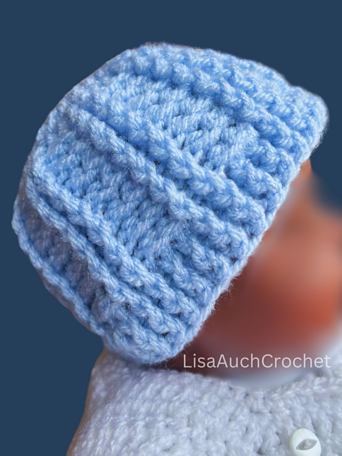 Crochet Baby Hat (Cosy Ribbed)