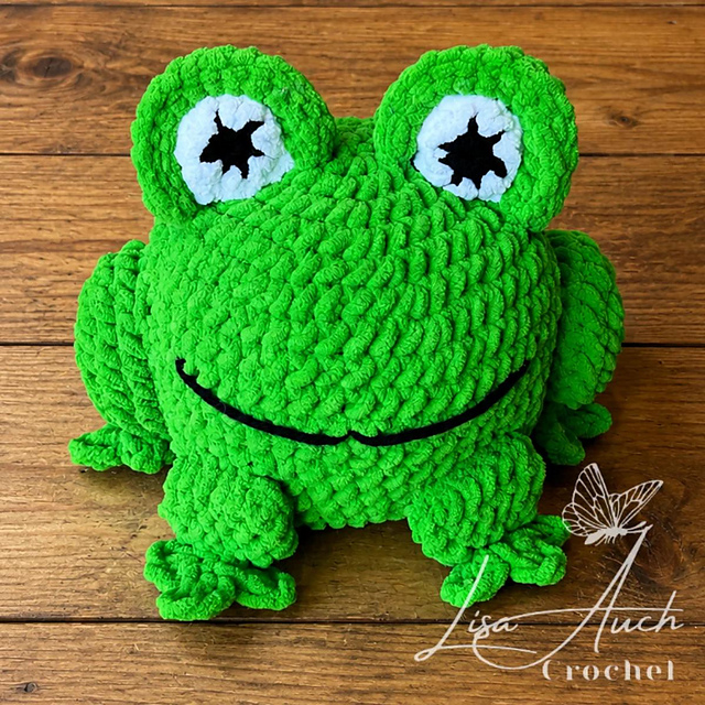 Froggy Frog crochet Doorstop pattern