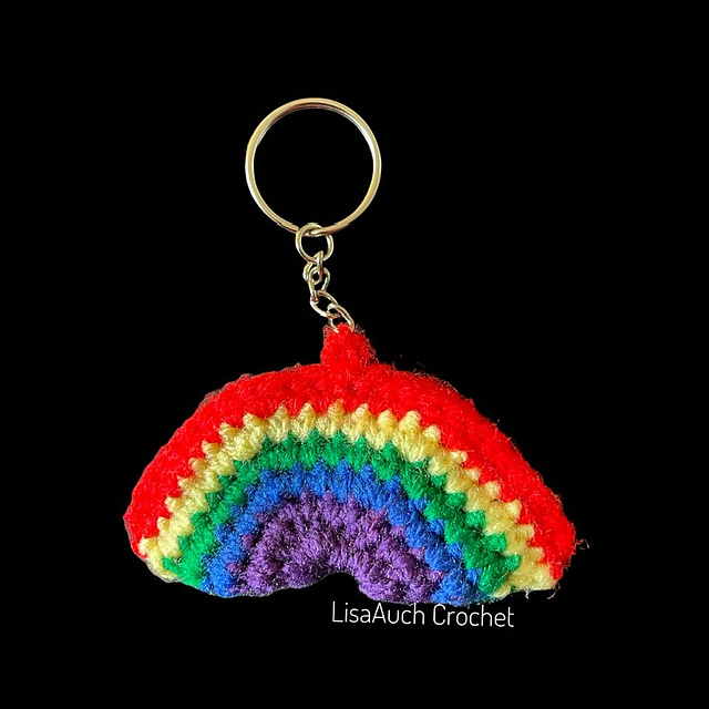 Rainbow Key Charm