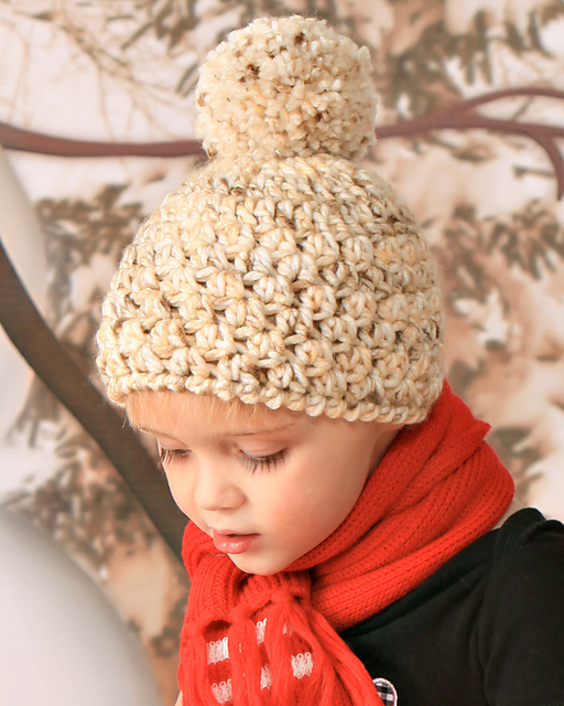 Easy Winter Pom Pom Hat, 12