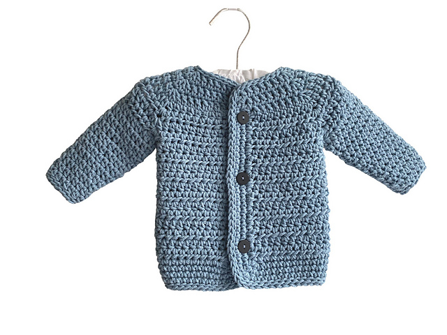 Knit Sweater Crochet Baby Jersey CROCHET PATTERN PDF Crochet Baby
