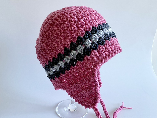 Striped Earflap Hat, 10