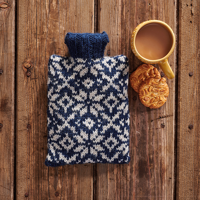 In the Navy Hot Water Bottle Cover