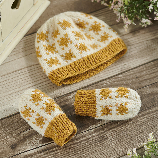Mini Sunbursts Mittens