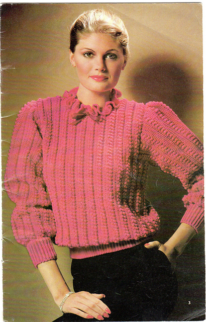 Crochet LusterSheen Blouse A-1006