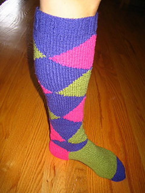 Modernized Argyle Socks