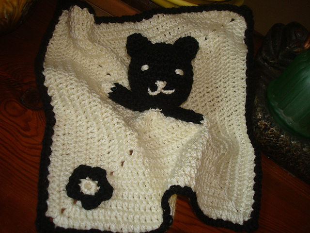 Teddy Bear Security Blanket