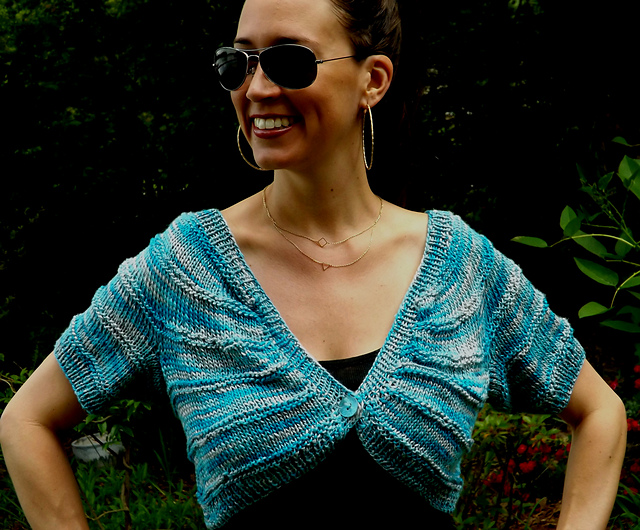 Knit Short Sleeve Bolero