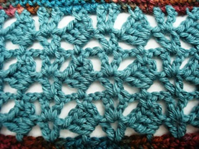 Sideways Grouped Stitches