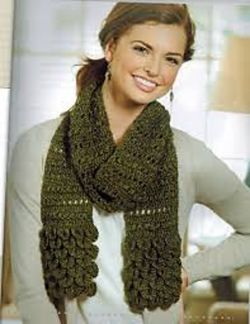 Bordered Scarf