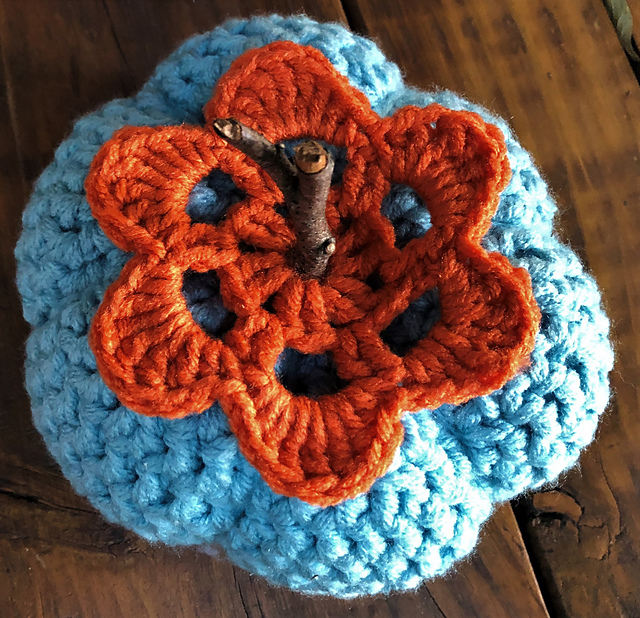 Iced Aqua Pumpkin