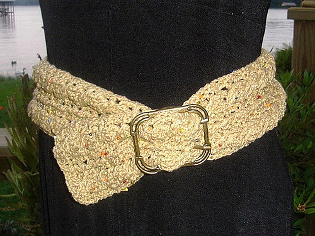 Beaded Hip Cable Belt