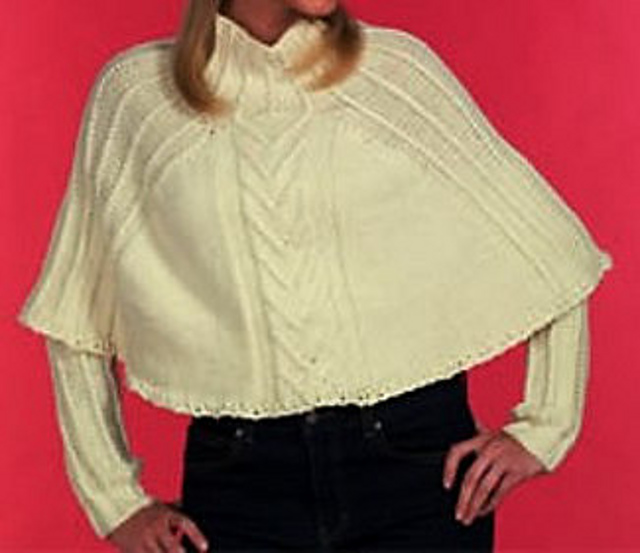 Wintertime Poncho & Arm Warmers
