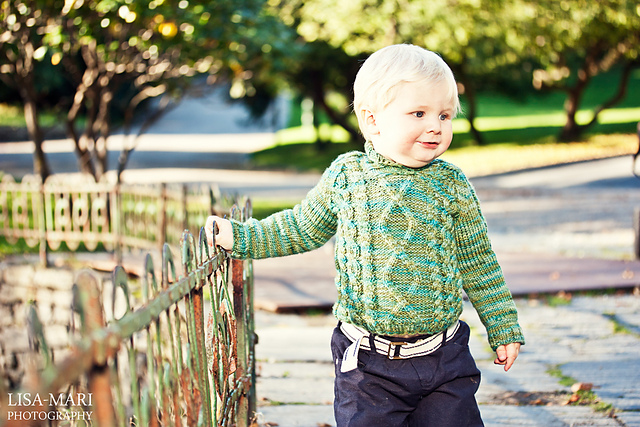 Little Aran Boy Sweater