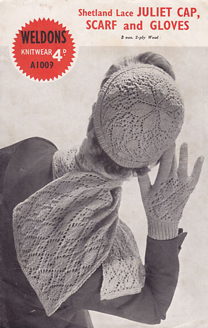 Juliet Cap Scarf & Gloves A1009