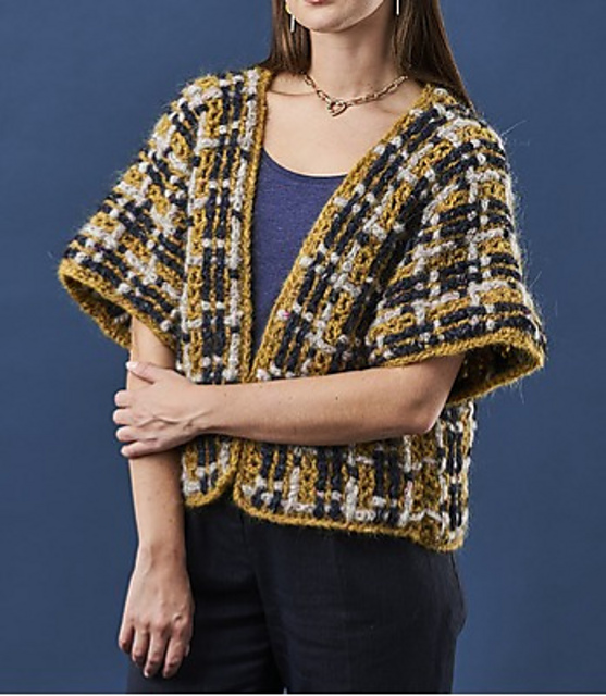 Tweed Short Sleeved Jacket