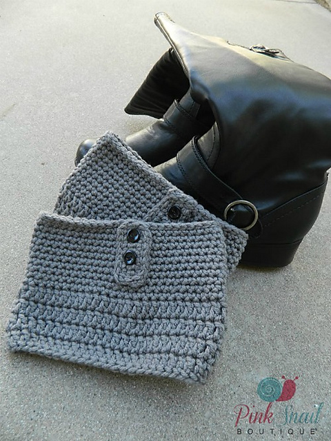 Plus Size Button Boot Cuff