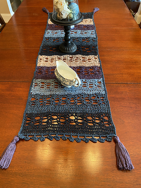 Open Work Table Runner