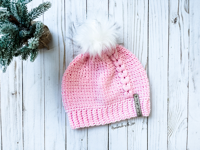 Braided Heart Beanie