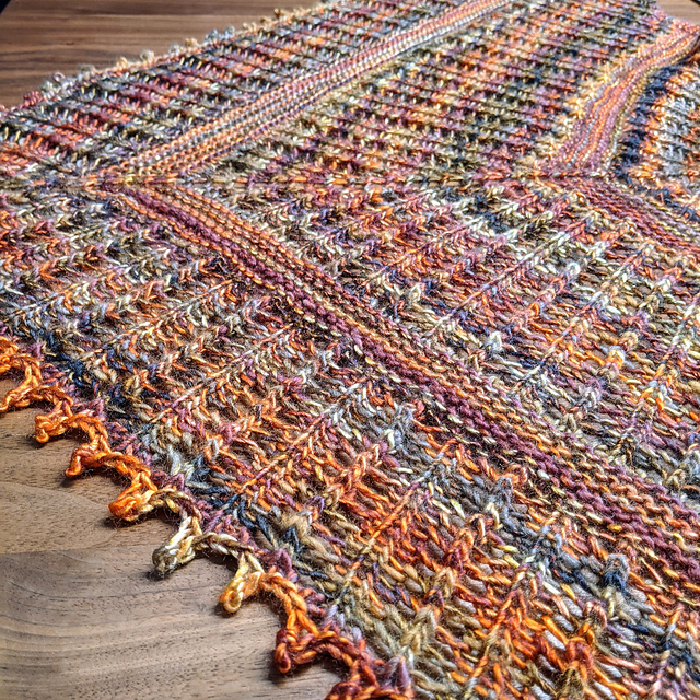 Autumn Rays Shawl
