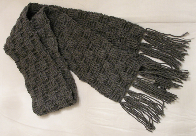Basketweave Scarf